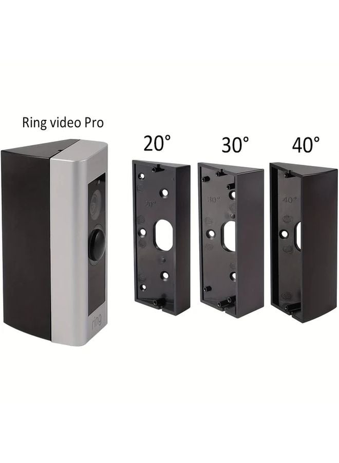 حامل قوس الزاوية السوداء لضبط زاوية جرس الفيديو رينغ برو مجموعة إسفين - Image 1