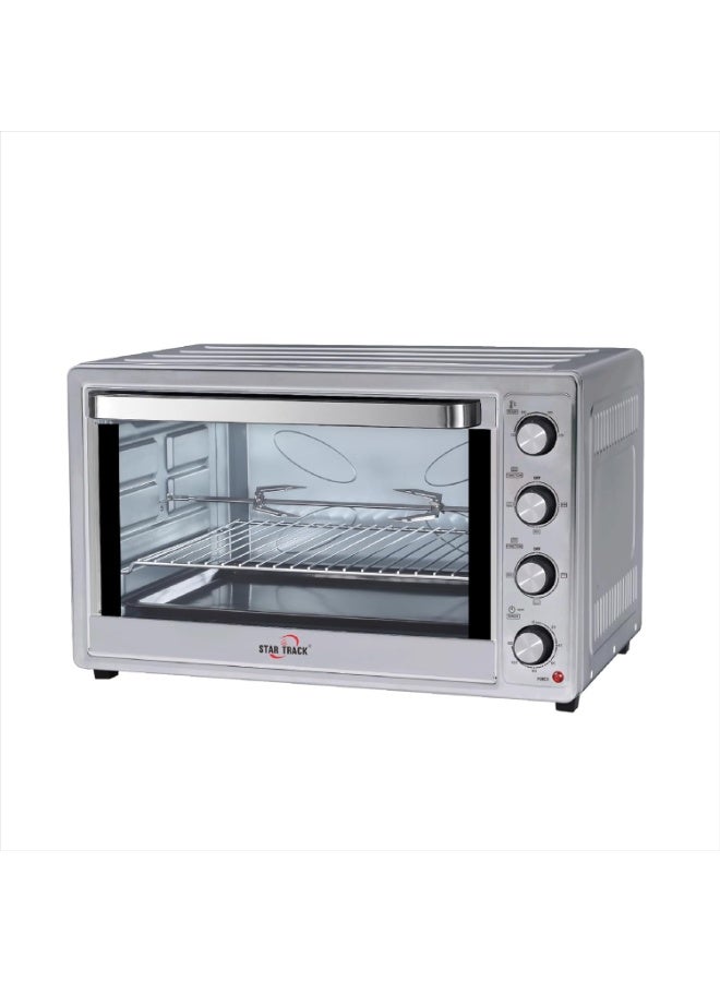 STAR TRACK 100L Electric Oven, Self-Clean, Rotisserie & Convection | 2200W | 120-Min Timer | 8 Heating Elements | Perfect for Baking, Grilling & Roasting  - Image 1