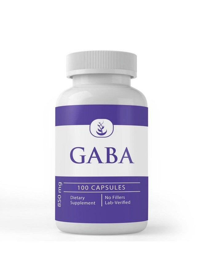 PURE ORIGINAL INGREDIENTS - Gaba (100 Capsules) Always Pure No Additives Or Fillers Lab Verified - Image 1