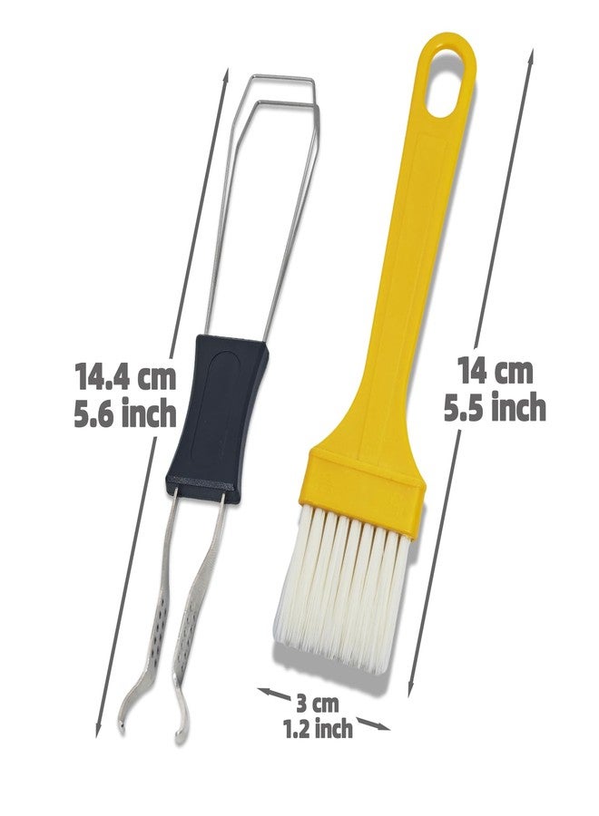 Atdcoek Keycap Puller Switch Pluller with Keyboard Cleaning Brush for Mechanical Keyboard, Stainless Steel Key Removal Tool - Image 4