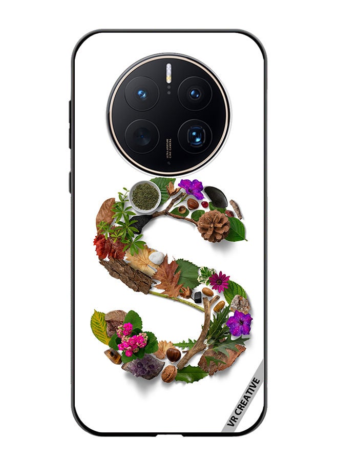 VR CREATIVE Protective Case Cover For Huawei Mate 50 Pro Alphabet S Design Multicolour - Image 1