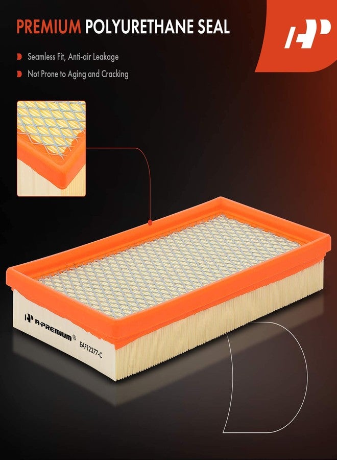 A-Premium 2-PC Engine Air Filter Compatible with Chevrolet Astro, Blazer, Camaro, S10 & GMC Jimmy, Safari, Sonoma & Isuzu Hombre & Pontiac Firebird, 1992-2005, Replace# 8250984630 - Image 5