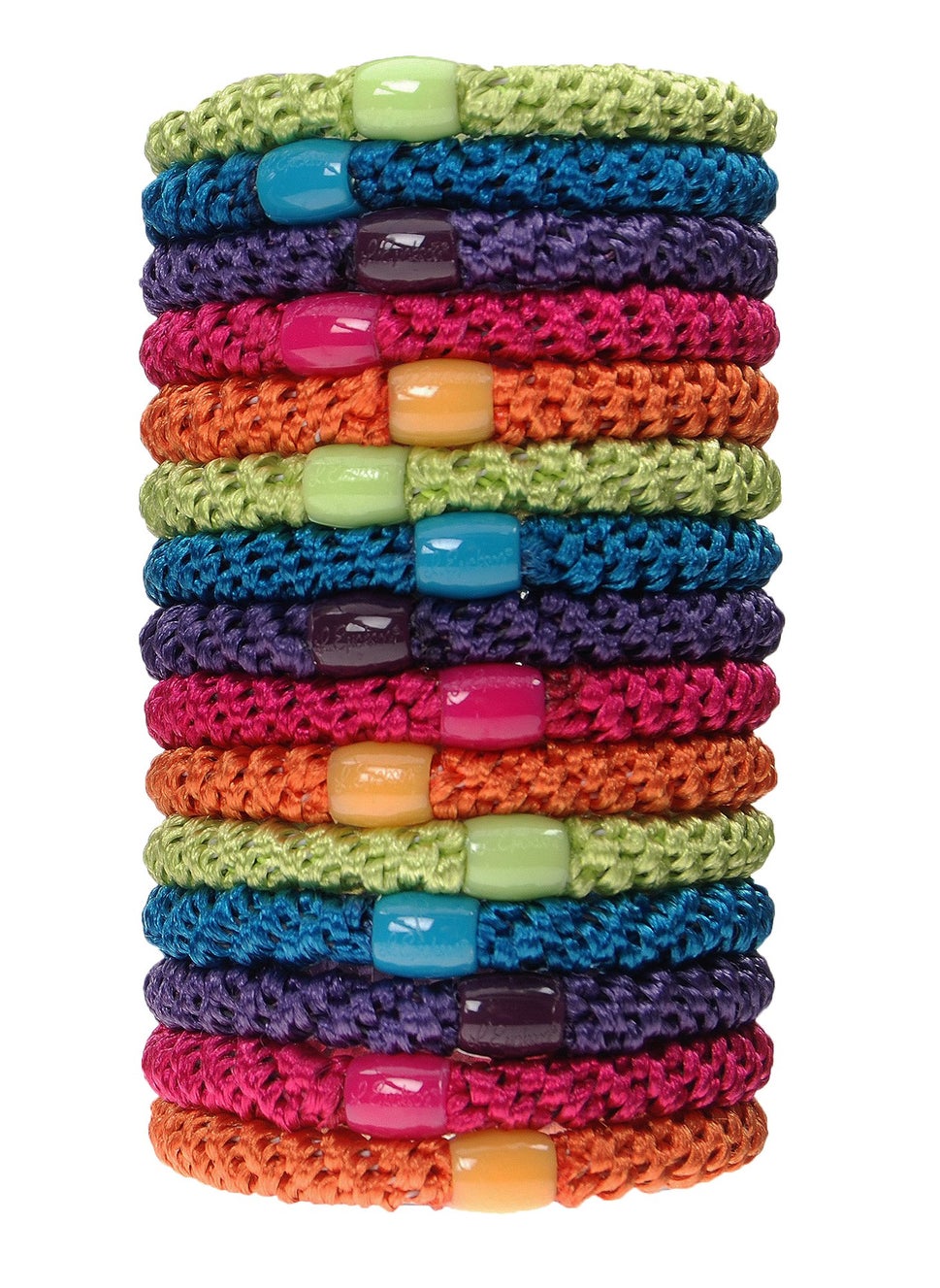 L. Erickson - L. Erickson Grab & Go Pony Tube - Candy - 15 Pack Ponytail Holder Hair Ties - Image 1
