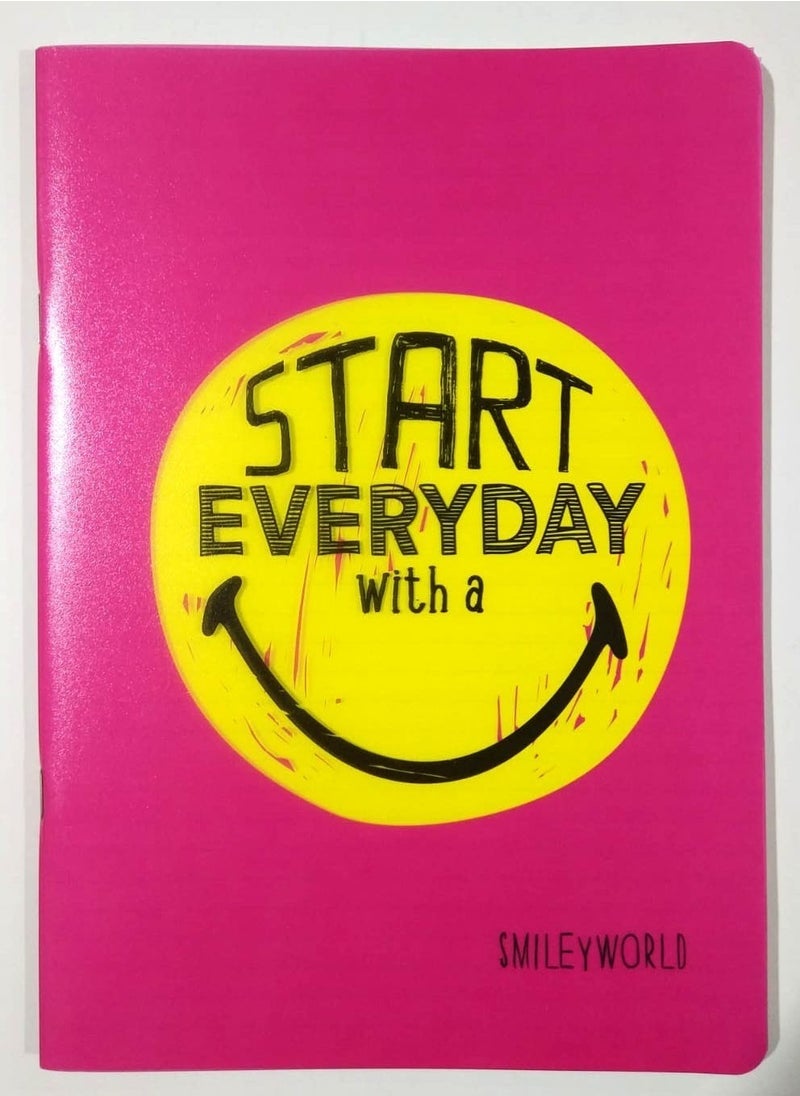 Mynote Smiley Campus Notebook 26X18,5CM 40 Sheets Checkered 