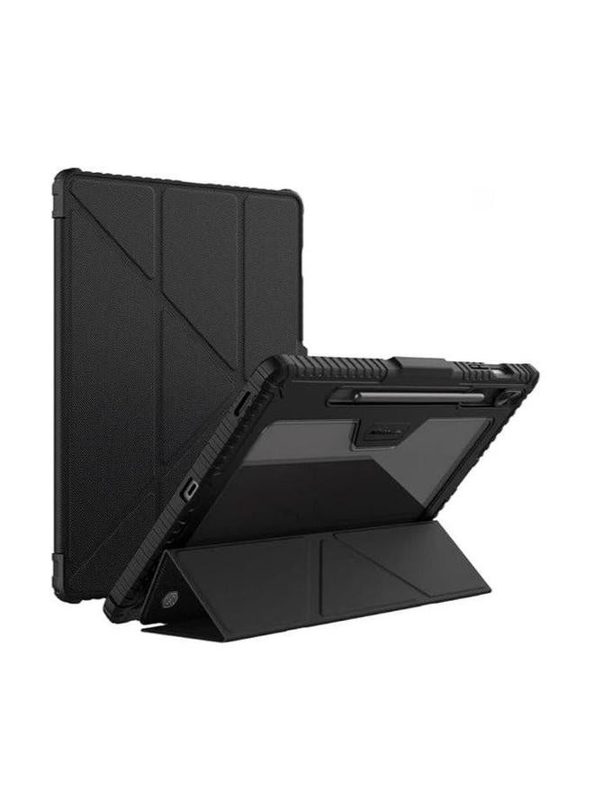 Cace for Samsung Galaxy Tab S10 Ultra (2024),Anti-fall Smart Tablet Cover with Auto Sleep/Wake u0026 Sliding Window Lens Protection Pen Slot,TPU+PC Protective  - Image 1