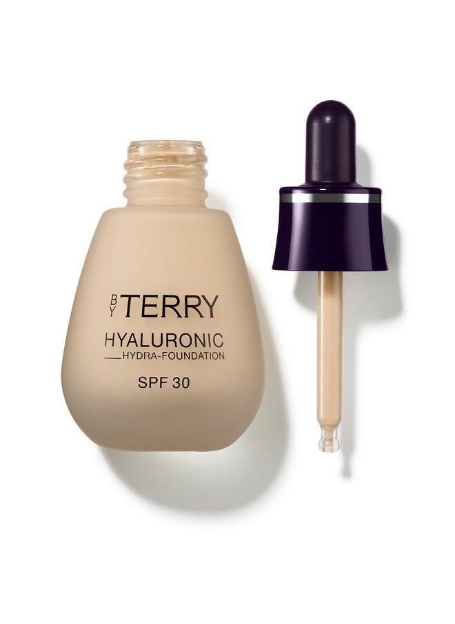 BY TERRY Hyaluronic Hydrafoundation Hydrating Liquid Foundation, Buildable Coverage, Long Lasting Formula With Spf 30, 100N Fair  - Image 1