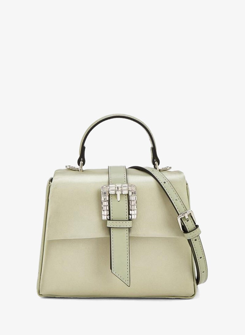 Celeste Solid Crossbody Bag With Detachable Strap - Image 1