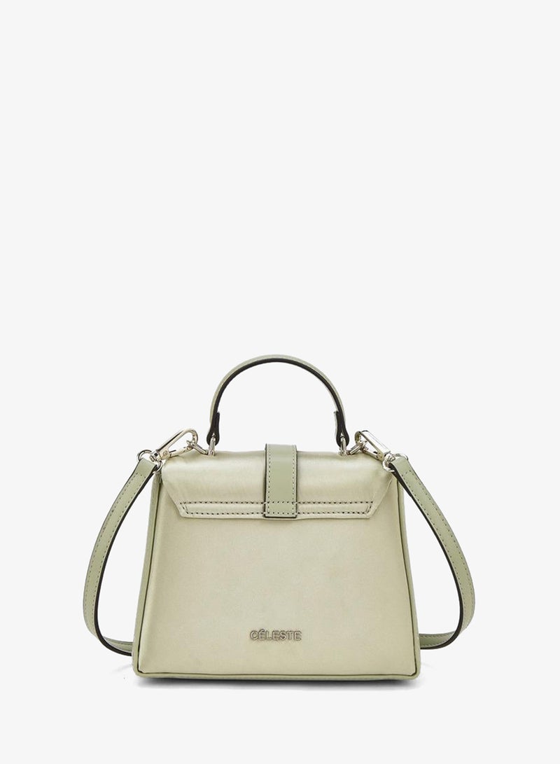 Celeste Solid Crossbody Bag With Detachable Strap - Image 4