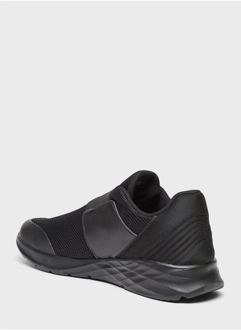 Dash Wide Toe Slip Ons