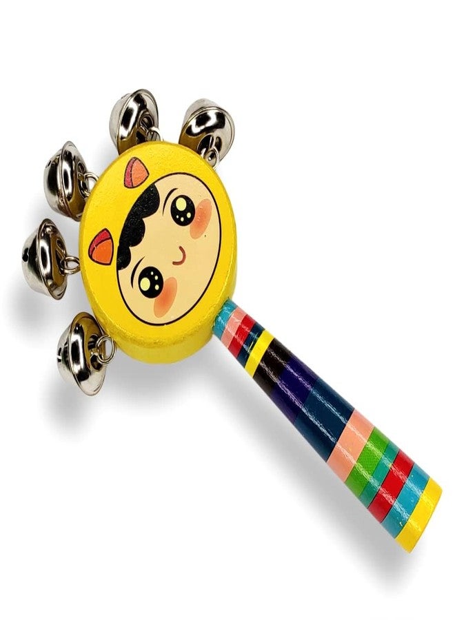 Bloombec Wooden Non Toxic Colourful Rattle Toys for Newborn Baby, Musical Infant Toy, 3 Rattles and 1 Xylophone, Gift Set Age 0+ (Set of 4, Multicolor) - Image 5