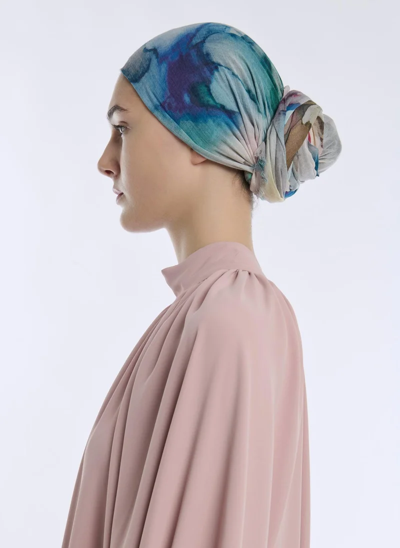 Iyal Watercolour Flower Scarf