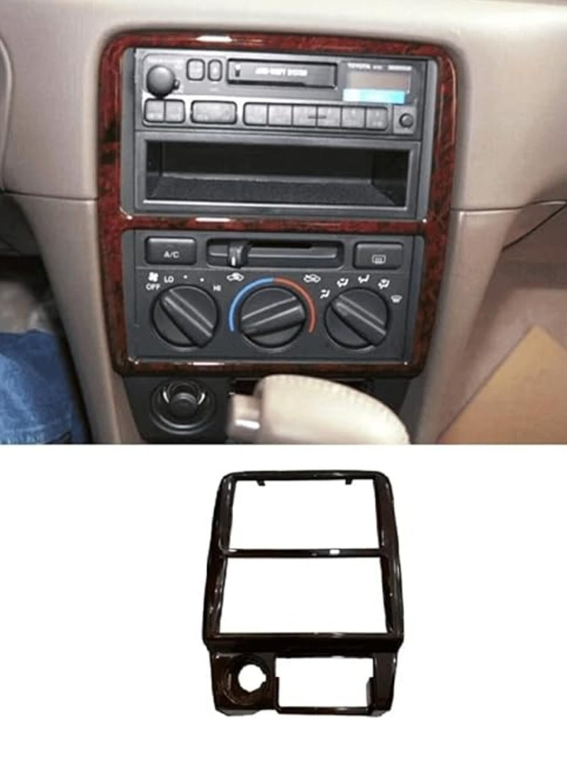 Toyota Camry 1998 1999 2000 2001 2002 Stereo Dash Trim – Dark Wood - Image 2