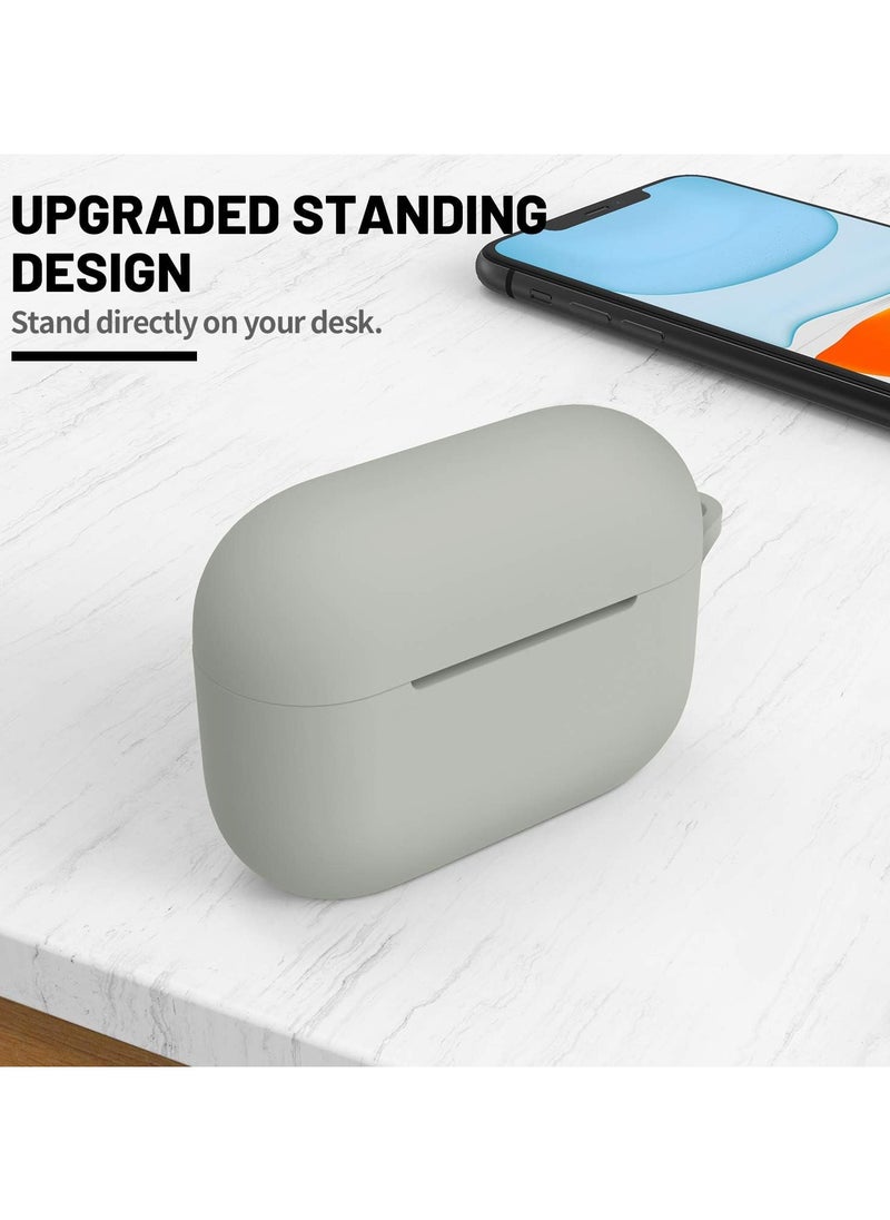 wexon Protective Shockproof Silicone Case Cover for Apple AirPods pro (1/2 Generation)  Silver  - Image 3