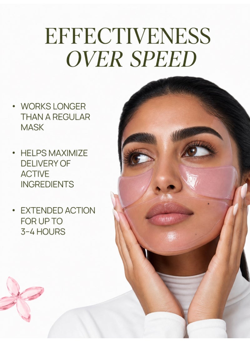 MIXIT Hydrogel Face Masks Set, Moisturizing Sheet Masks for Hydration & Glow, 2pcs - Image 5