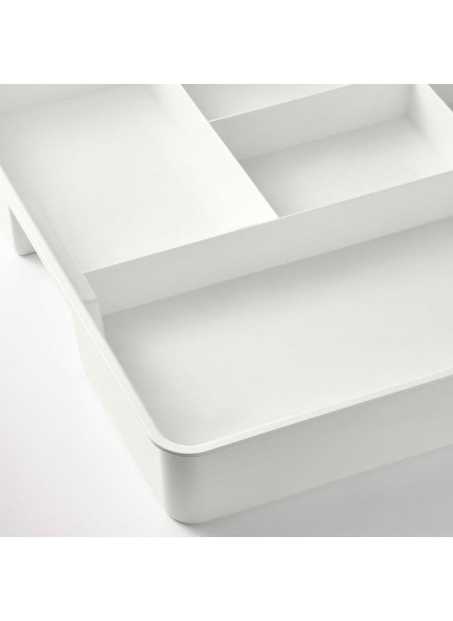Insert With 8 Compartments, White
