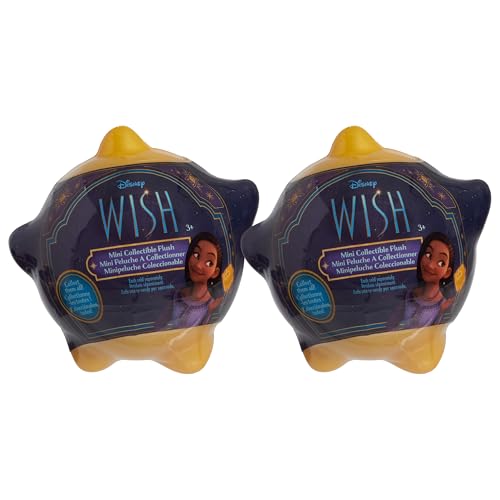 Just Play Disney Wish Mini Collectible Plush 2 Blind Bag Inspired Capsules Kids Toys for Ages 2 Up by Just Play - Image 1