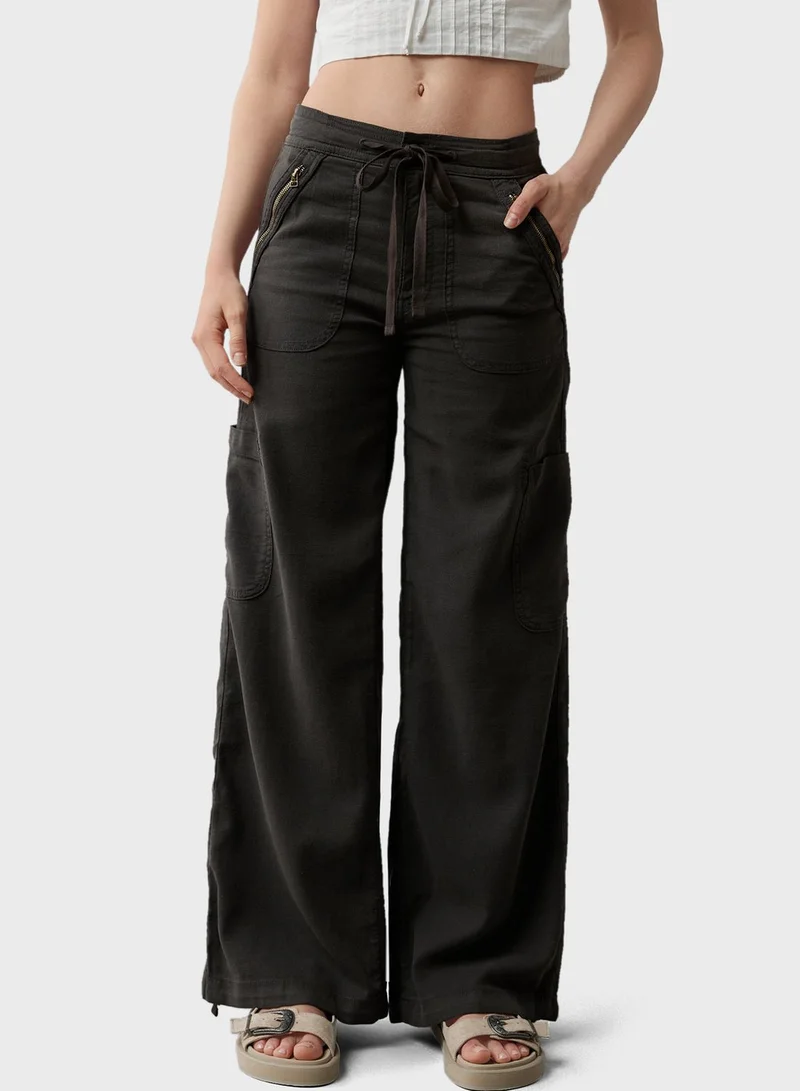 American Eagle High Waist Cargo Pants
