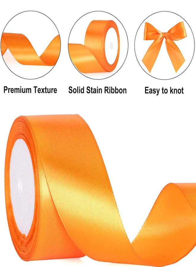 مجموعة شرائط ساتان، 6 لفات - إجمالي 150 ياردة، عرض 1.57 بوصة شرائط ساتان مزدوجة الجوانب شريط بوليستر لتغليف الهدايا تزيين حفلات الزفاف أعياد الميلاد صنع الأقواس الحرف اليدوية الزهرية الخياطة - Image 3