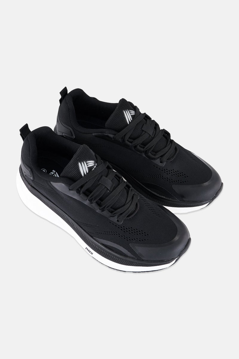 RBX Men Lace Up Outdoor Shoes, Black - Image 3