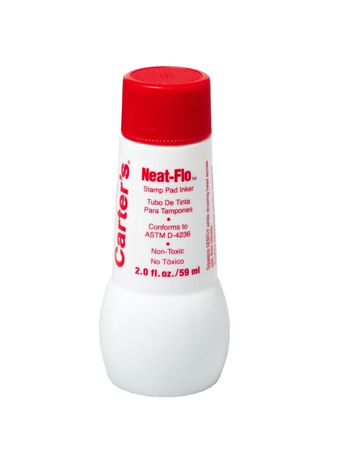 carter's Averydennison Neatflo Bottle Inker Two Ounces Red (21447)  - Image 1