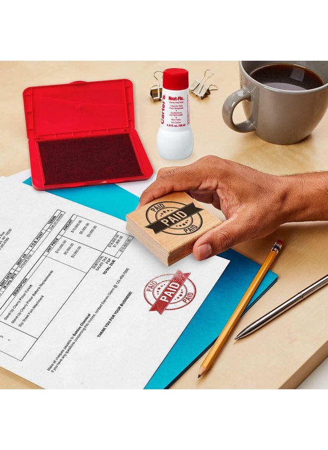 carter's Averydennison Neatflo Bottle Inker Two Ounces Red (21447)  - Image 5