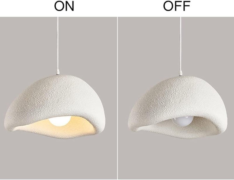 Modern Textured Dome Pendant Light – Minimalist Hanging Ceiling Lamp with Curved Shell Design - Image 4