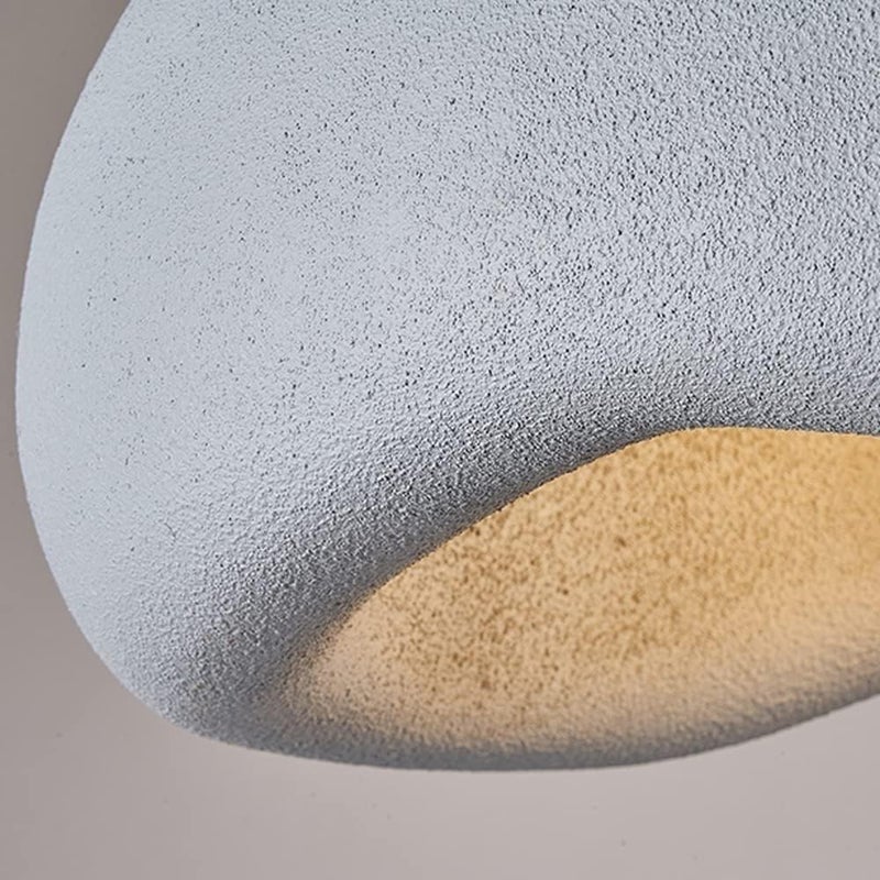 Modern Textured Dome Pendant Light – Minimalist Hanging Ceiling Lamp with Curved Shell Design - Image 5