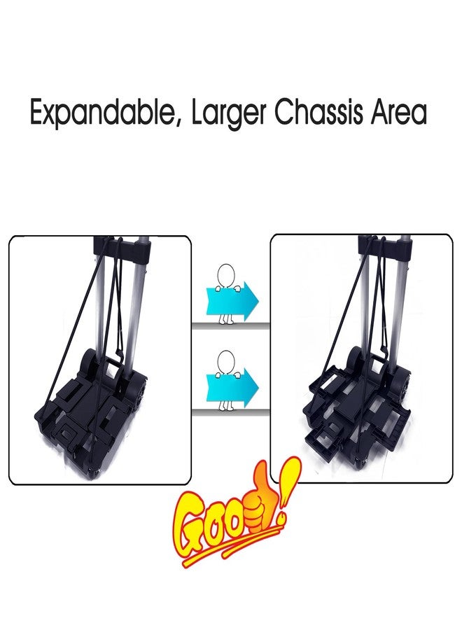 GUCHO Airport Car Seat Stroller Travel Cart - Carseat Roller for Traveling. Extendable Base Plate, Foldable, storable, and stowable Under Your Airplane seat. - Image 2