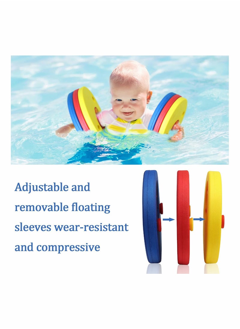 KASTWAVE - Kids Arm Float Discs, 6PCS Arm Float Discs Swim Arm Bands EVA Foam Float Discs Swimming Float Aid Discs - Image 1