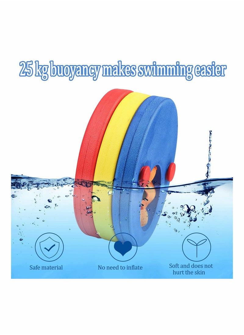 KASTWAVE - Kids Arm Float Discs, 6PCS Arm Float Discs Swim Arm Bands EVA Foam Float Discs Swimming Float Aid Discs - Image 1