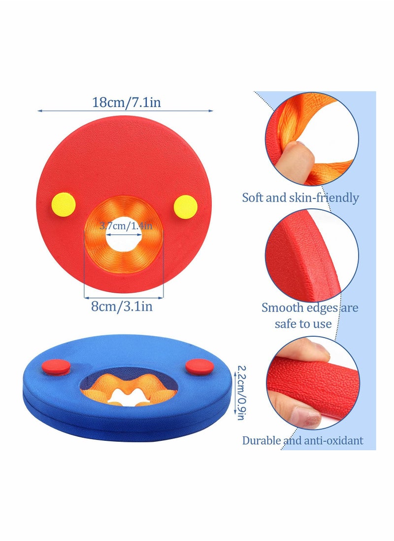 KASTWAVE - Kids Arm Float Discs, 6PCS Arm Float Discs Swim Arm Bands EVA Foam Float Discs Swimming Float Aid Discs - Image 1