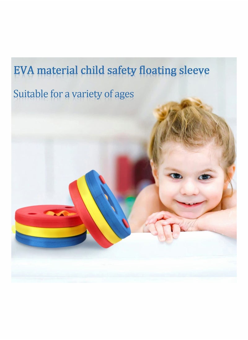 KASTWAVE - Kids Arm Float Discs, 6PCS Arm Float Discs Swim Arm Bands EVA Foam Float Discs Swimming Float Aid Discs - Image 1