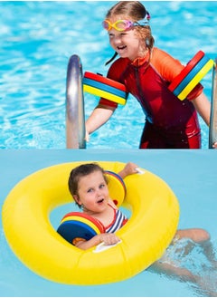 KASTWAVE Kids Arm Float Discs, 6PCS Arm Float Discs Swim Arm Bands EVA Foam Float Discs Swimming Float Aid Discs  - Image 3