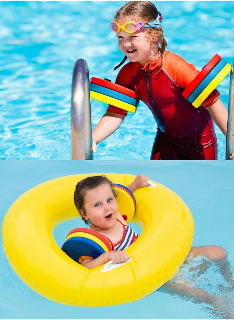 KASTWAVE - Kids Arm Float Discs, 6PCS Arm Float Discs Swim Arm Bands EVA Foam Float Discs Swimming Float Aid Discs - Image 1
