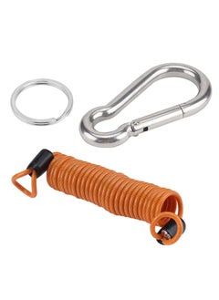 THE STYLE SUTRA THE STYLE SUTRA Heavy Duty Steel Wire Breakaway Trailer Cable Safety Cables for RV Caravan Orange 