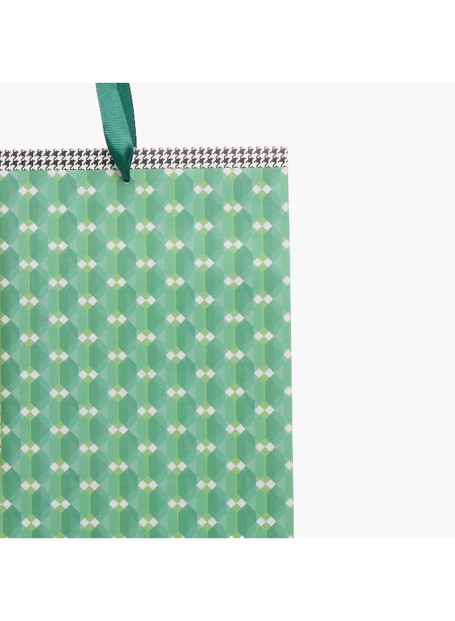 Findz Geometric Print Paper Gift Bag - Large - Image 3
