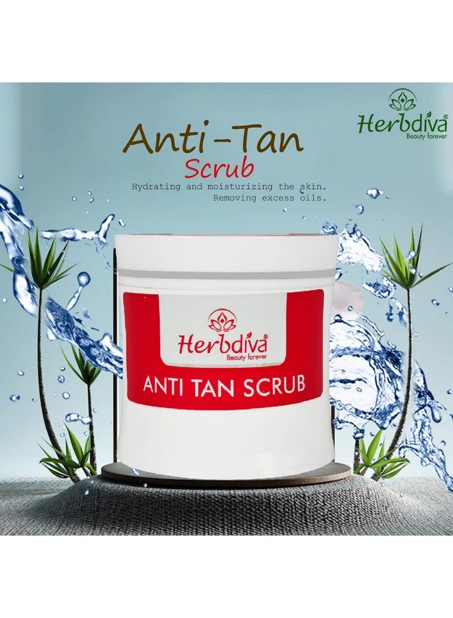 Herbdiva Anti Tan Scrub, Pack & Cleanser 250ml Each | Enriched With Clove Oil & Milk Protein | For Tan Removal, Beauty Forever, Pack of 3 - Image 5