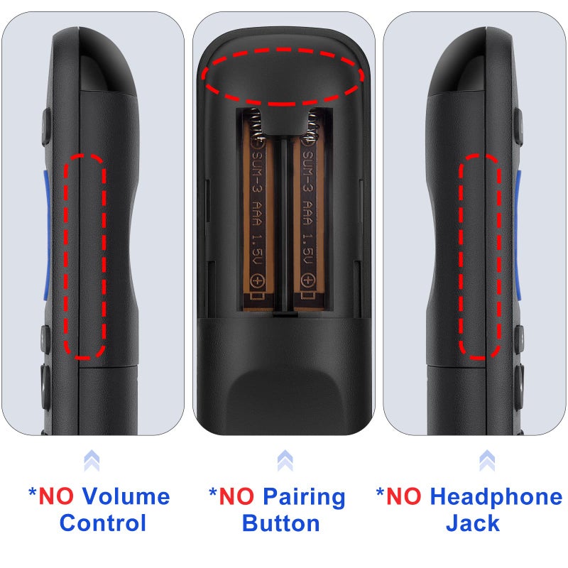 LOUTOC (2 Pack) Replacement Remote Control for Roku Express, for Roku Premiere, for Roku Box, for Roku Player, for Roku 1 2 3 4 -ã€NOT for Stick or TVã€‘ - Image 3