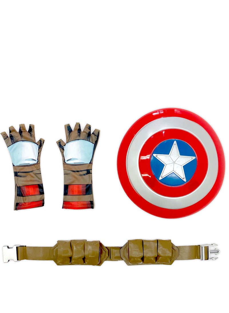 Party Centre Marvel Avengers Captain America Deluxe Costume - Image 4