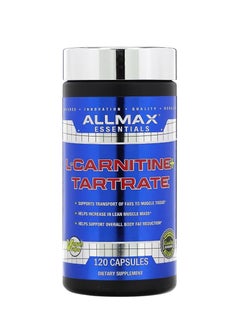 Allmax Essentials L-Carnitine + Tartrate 120 Capsules  - Image 1