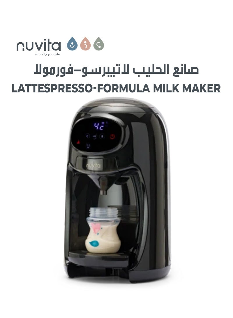 Nuvita Lattespresso Instant Formula Milk Maker | Heats, Doses & Mixes Milk | 10-Second Bottle Ready | 4 Temperature Options | Compatible with All Bottles & Formula Brands | Large Capacity - Image 1