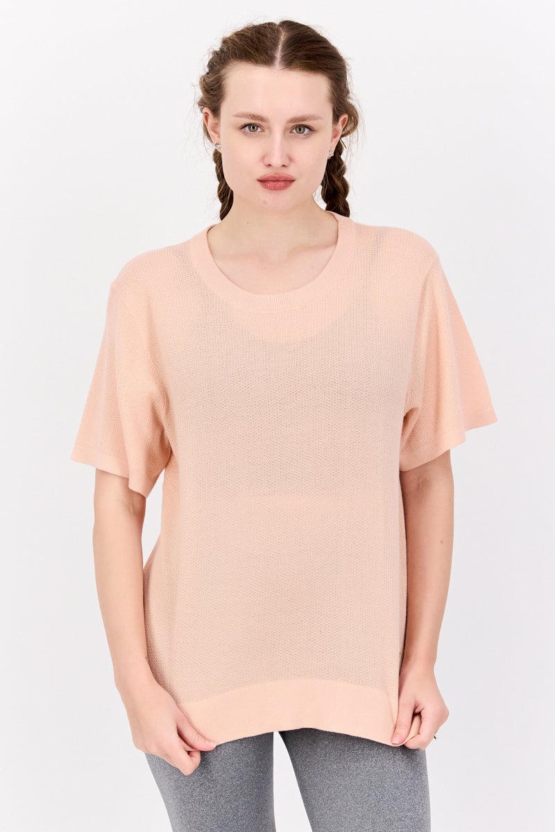 SKECHERS Women Sportswear Fit Training Top, Pink  - Image 1