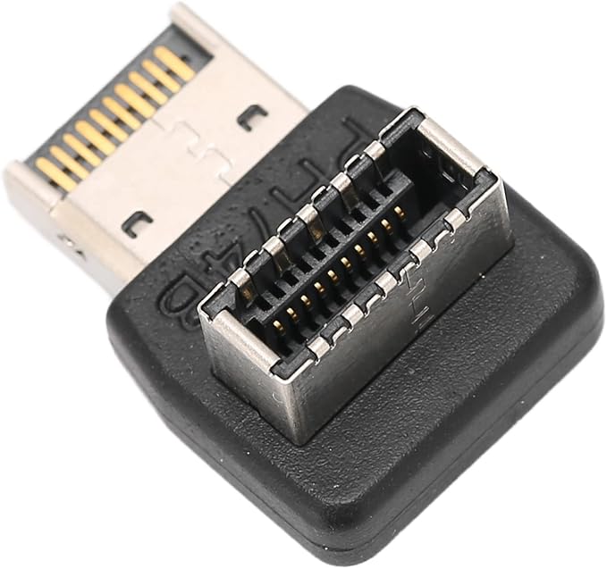 90 Degree USB 3.1 Type E Adapter Elbow For Motherboard High Speed Data Transfer Plug And Play PH74B - Image 1