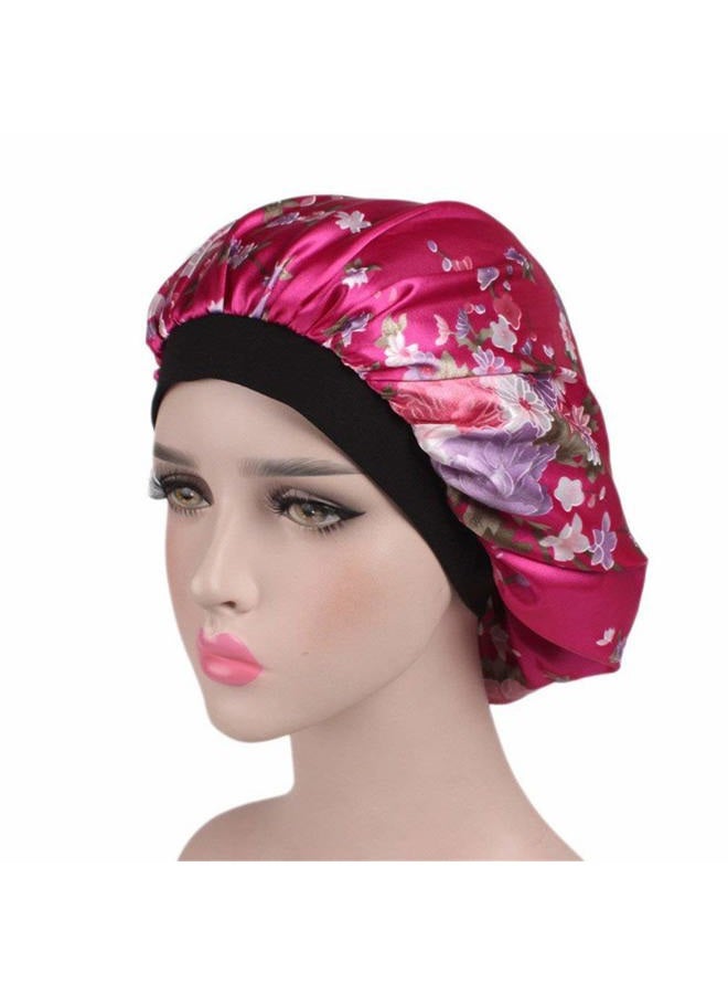 ONWON 3 PCS Satin Bonnets Night Sleep Caps Wide Band Salon Cap Soft Satin Sleeping Silk Night Sleep Hat Hair Loss Cap Sleeping Head Cover - Image 4