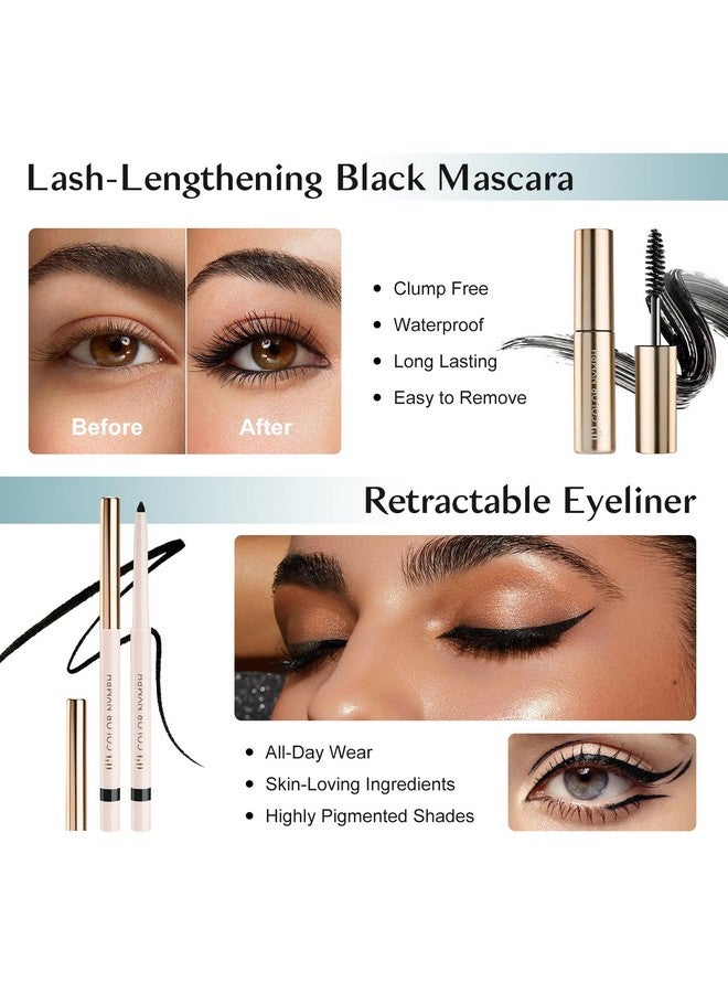 COLOR NYMPH مجموعة مكياج شاملة للأطفال، مجموعة مكياج للمبتدئين للمراهقات، مجموعة مكياج غير سامة للفتيات الصغيرات، مجموعة مكياج احترافية كاملة، مجموعة مستحضرات تجميل مكونة من 18 لونًا من ظلال العيون وكحل العيون وملمع الشفاه وأحمر الخدود ومرآة باللون الأخضر - Image 4