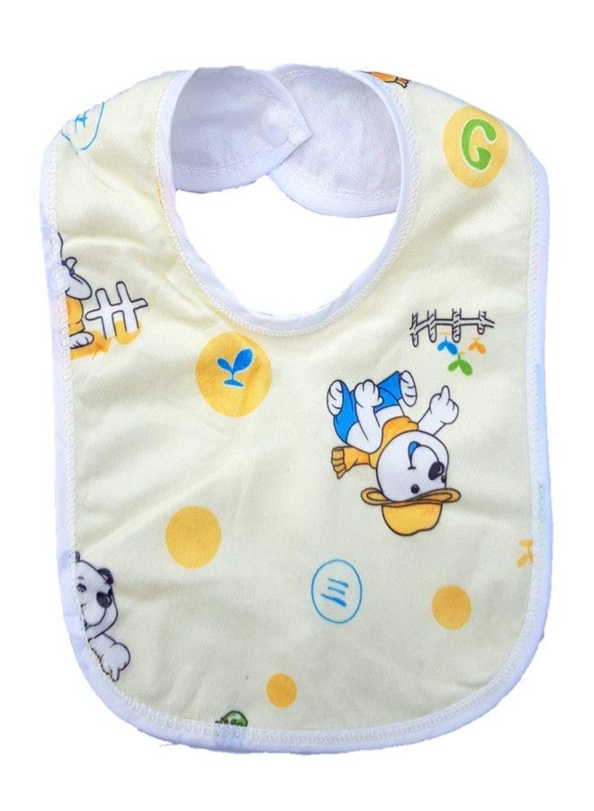 BRANDONN Fashions Newborn Double Layered Waterproof Button Bibs Multicolor - Image 3