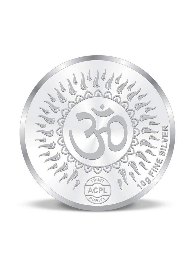 ACPL Precious Moments BIS Hallmarked Silver Coin Diya Spreading Light and Prosperity 10 gm 999 Pure - Image 2