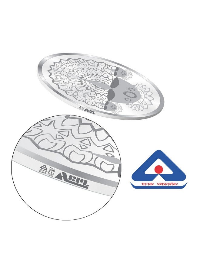 ACPL Precious Moments BIS Hallmarked Silver Coin Diya Spreading Light and Prosperity 10 gm 999 Pure - Image 5