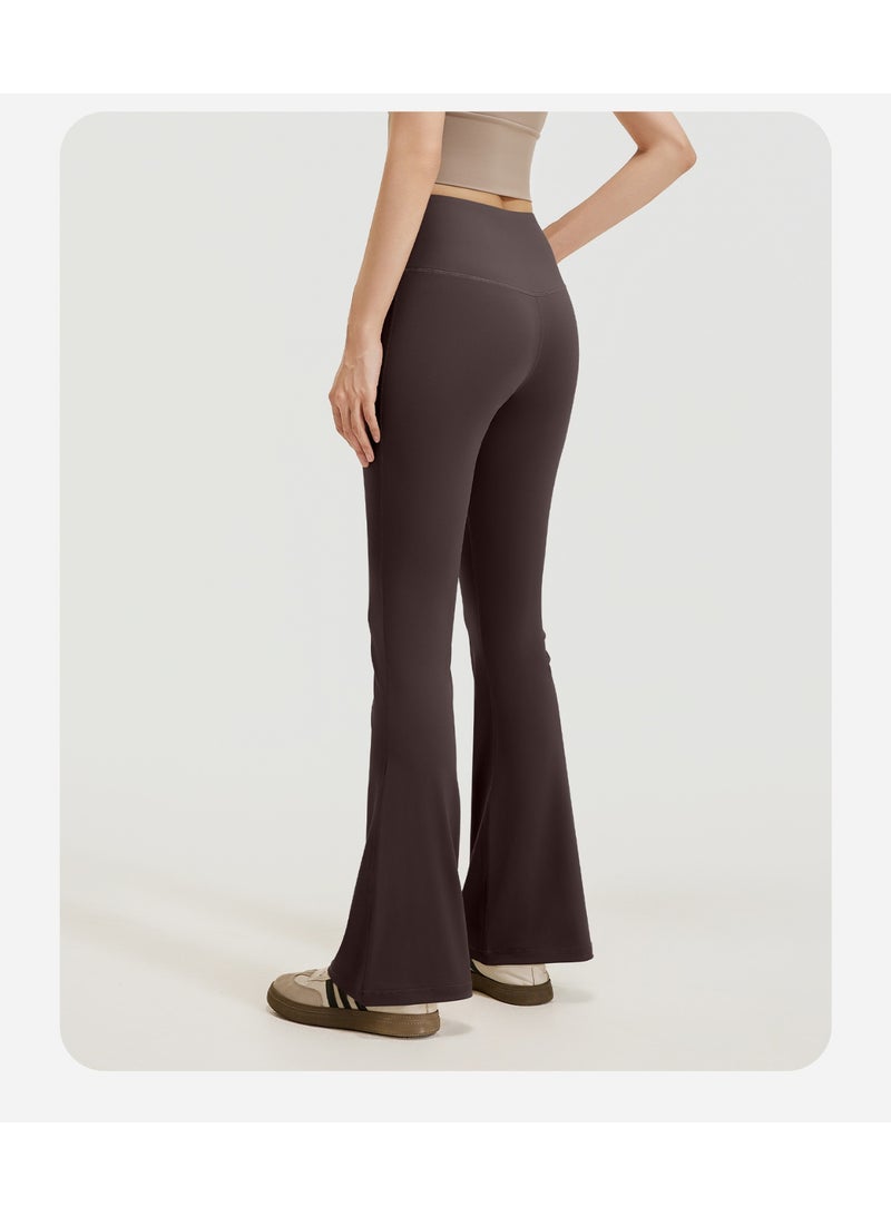 Fitness Leggings Women High Waisted Hip Lifting Exercise Yoga Flared Pants  - Image 3
