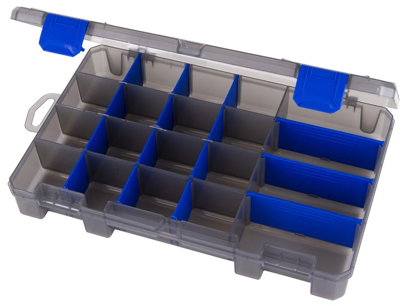 Flambeau Outdoors Zerust MAX 4004ZM Tuff Tainer-partial Bulk Storage Compartment Section, 20 Compartments and 15 Removable Dividers - 11" L x 7.25" W x 1.75" D - Fishing and Tackle Storage Utility Box - Image 1